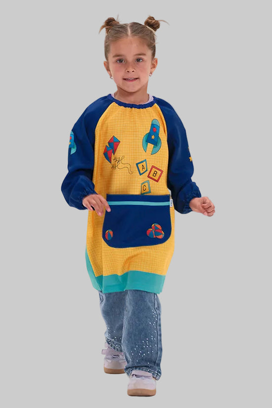 Bibe Infantil Foguete, Unissexo-Amarelo-0-RAG-Tailors-Fardas-e-Uniformes-Vestuario-Pro