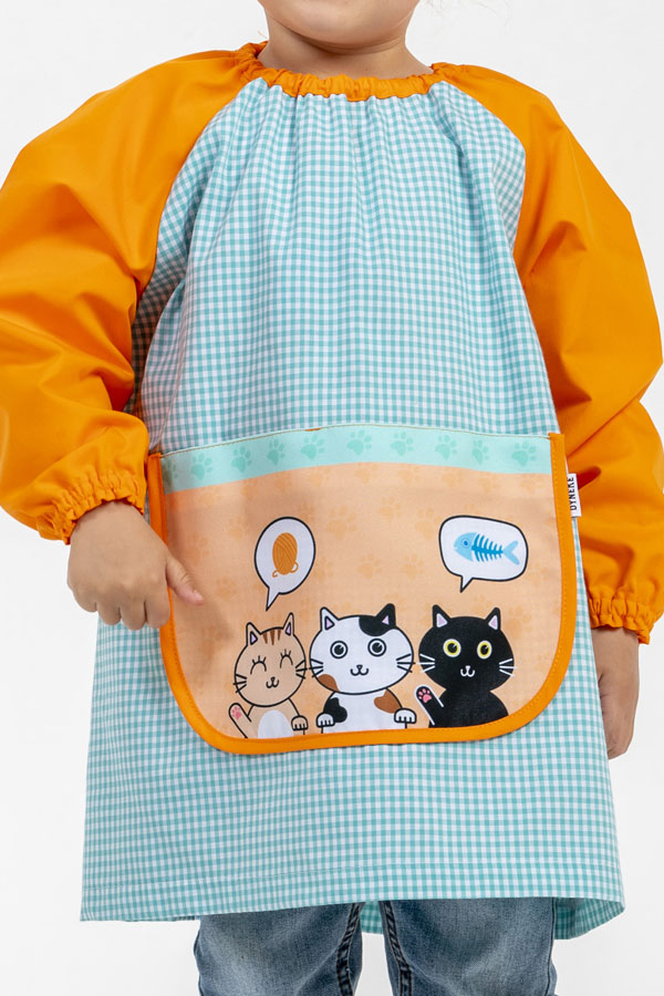 Bibe Infantil Gatinhos-RAG-Tailors-Fardas-e-Uniformes-Vestuario-Pro