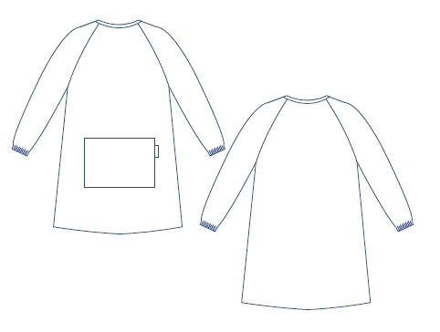 Bibe Infantil Pipio-RAG-Tailors-Fardas-e-Uniformes-Vestuario-Pro