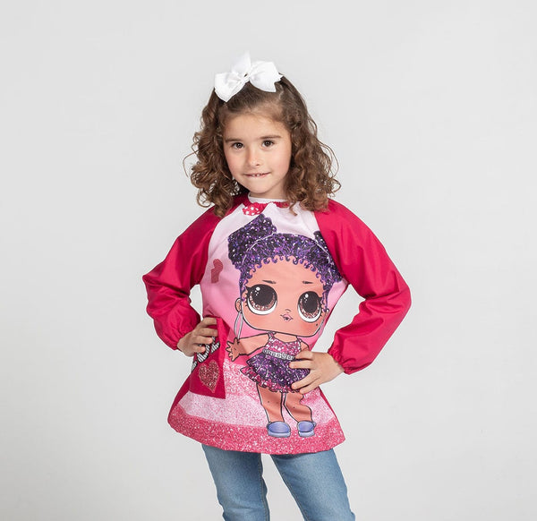 Bibe de Criança LOL-00-Rosa-RAG-Tailors-Fardas-e-Uniformes-Vestuario-Pro