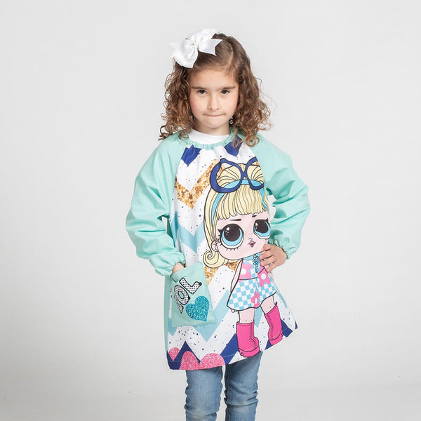 Bibe de Criança LOL-00-Verde àgua-RAG-Tailors-Fardas-e-Uniformes-Vestuario-Pro