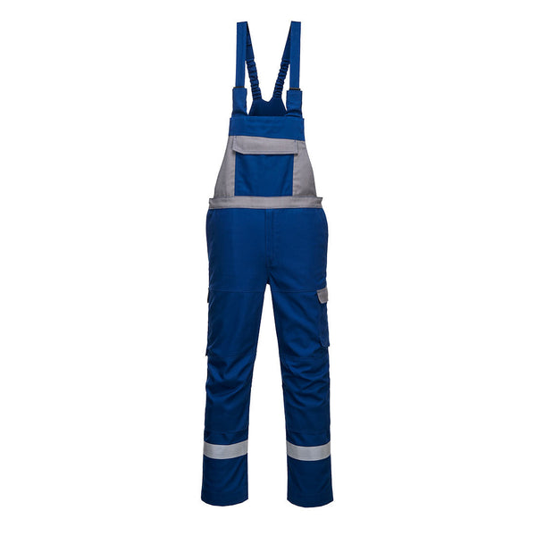 Bizflame Ultra Jardineira Dois Tons-Azul Royal-S-RAG-Tailors-Fardas-e-Uniformes-Vestuario-Pro