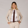 Blazer Feminino Bologna X-Linho-Bege - 110-36-RAG-Tailors-Fardas-e-Uniformes-Vestuario-Pro