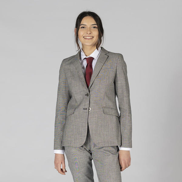 Blazer Feminino Soraia de Fato-Cinza-36-RAG-Tailors-Fardas-e-Uniformes-Vestuario-Pro