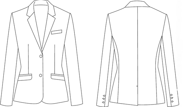 Blazer Senhora Lara-RAG-Tailors-Fardas-e-Uniformes-Vestuario-Pro