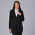 Blazer de Senhora Sem Forro Alessa T400-Preto-001-36-RAG-Tailors-Fardas-e-Uniformes-Vestuario-Pro