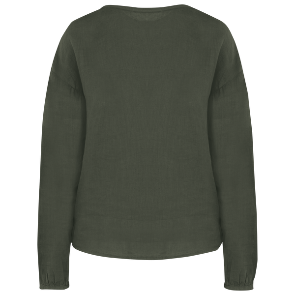 Blusa Eco-Responsável de Linho para Senhora-RAG-Tailors-Fardas-e-Uniformes-Vestuario-Pro