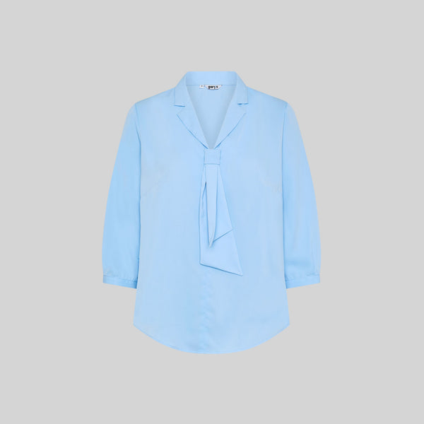 Blusa Flavia de Senhora com Gola de Lapela e Laço-RAG-Tailors-Fardas-e-Uniformes-Vestuario-Pro