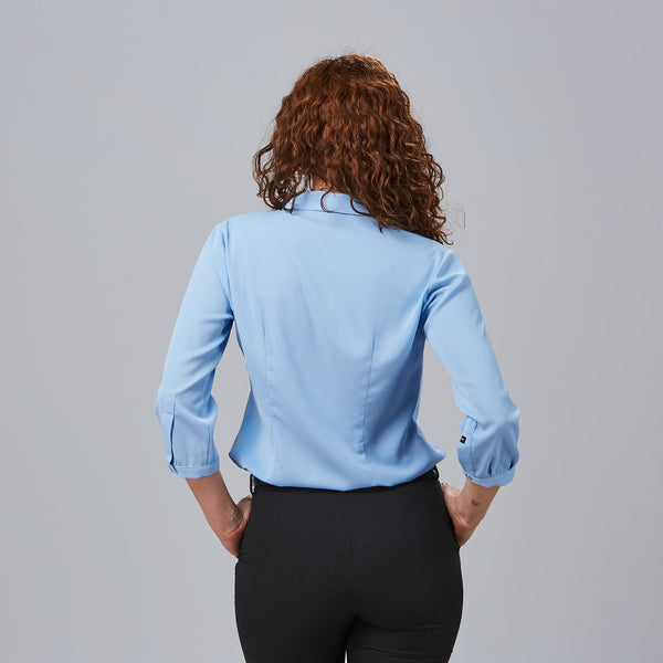 Blusa Flavia de Senhora com Gola de Lapela e Laço-RAG-Tailors-Fardas-e-Uniformes-Vestuario-Pro