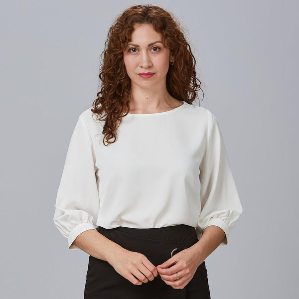 Blusa Rosana-Blanco-XS-RAG-Tailors-Fardas-e-Uniformes-Vestuario-Pro