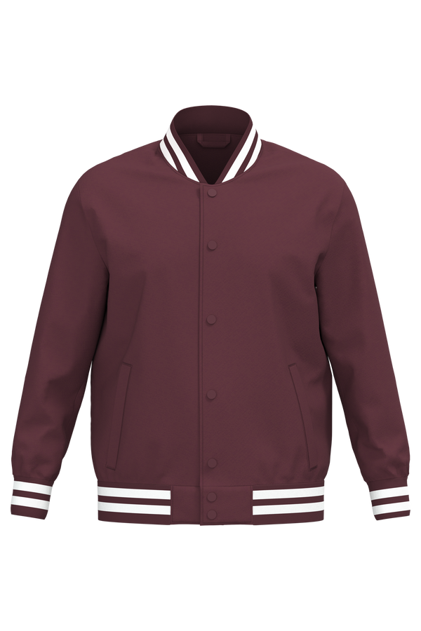 Blusão Teddy Forrado Eco-Responsável Unissexo-Cereja Escura-XS-RAG-Tailors-Fardas-e-Uniformes-Vestuario-Pro
