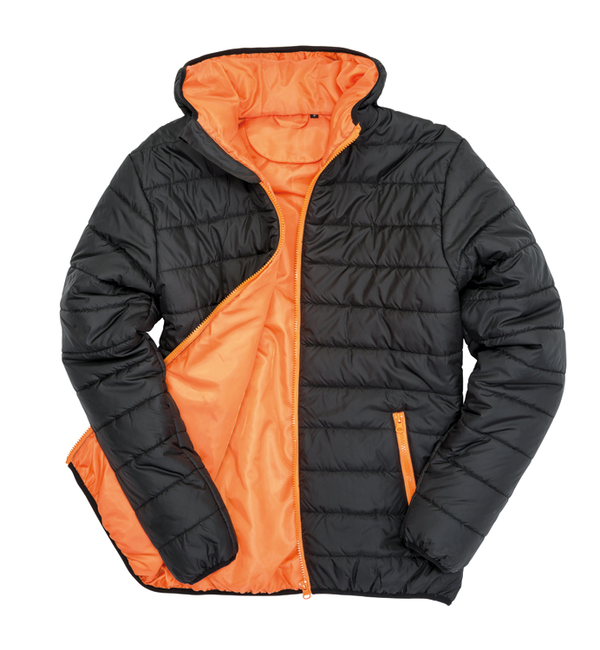 Blusão acolchoado-Preto / Laranja-L-RAG-Tailors-Fardas-e-Uniformes-Vestuario-Pro
