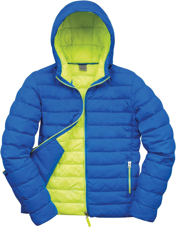 Blusão acolchoado de homem Snowbird-Ocean Azul / Lime Punch-S-RAG-Tailors-Fardas-e-Uniformes-Vestuario-Pro