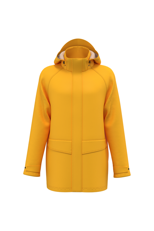 Blusão de Chuva Unissexo Impermeável-Amarelo-XS-RAG-Tailors-Fardas-e-Uniformes-Vestuario-Pro