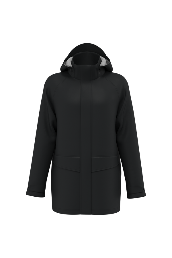 Blusão de Chuva Unissexo Impermeável-Preto-XS-RAG-Tailors-Fardas-e-Uniformes-Vestuario-Pro