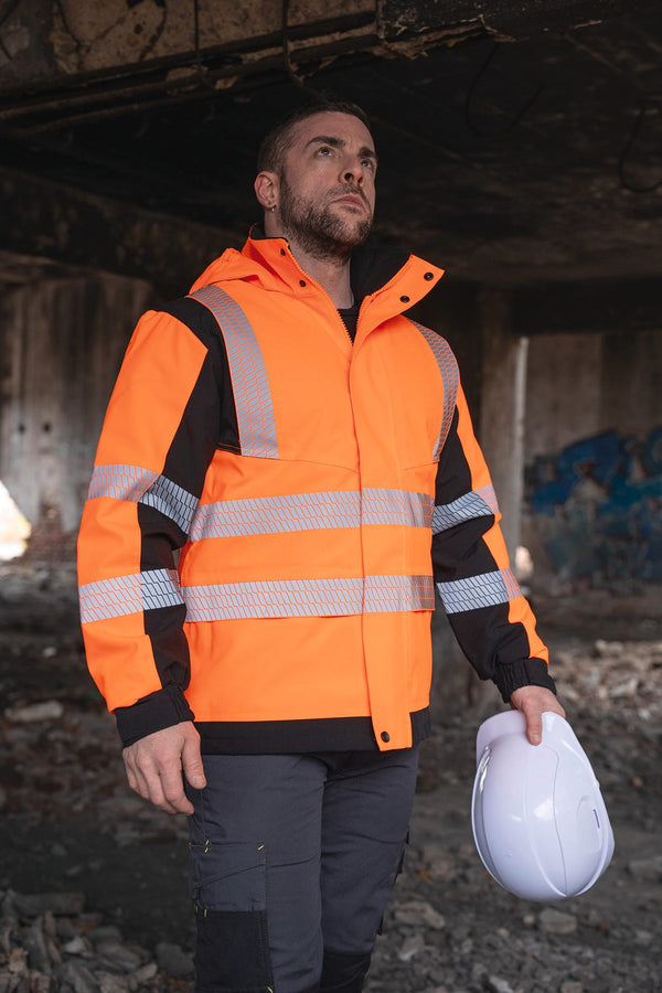 Blusão de Chuva de Alta Visibilidade Copenhagen-RAG-Tailors-Fardas-e-Uniformes-Vestuario-Pro