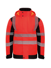 Blusão de Chuva de Alta Visibilidade Copenhagen-Vermelho / Preto-S-RAG-Tailors-Fardas-e-Uniformes-Vestuario-Pro
