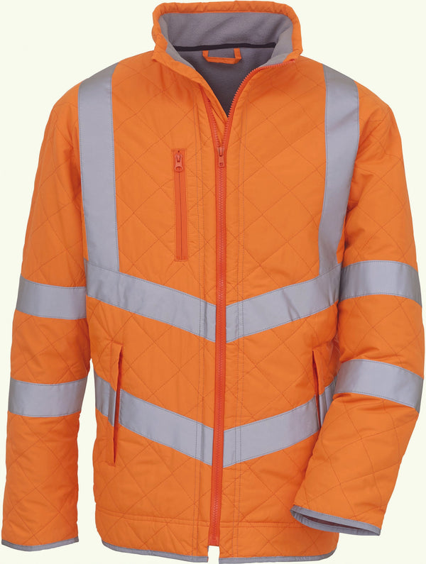 Blusão de alta visibilidade “Kensington”-Hi Vis Laranja-XS-RAG-Tailors-Fardas-e-Uniformes-Vestuario-Pro