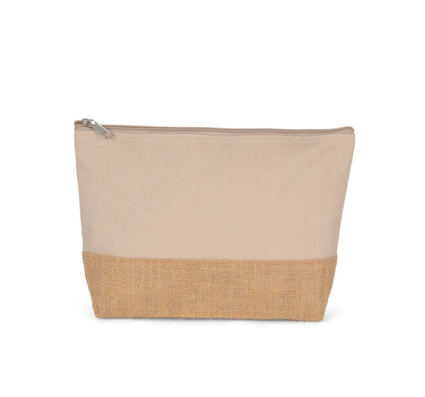 Bolsa em tecido de algodão e juta-Light Sand / Natural-Único-RAG-Tailors-Fardas-e-Uniformes-Vestuario-Pro