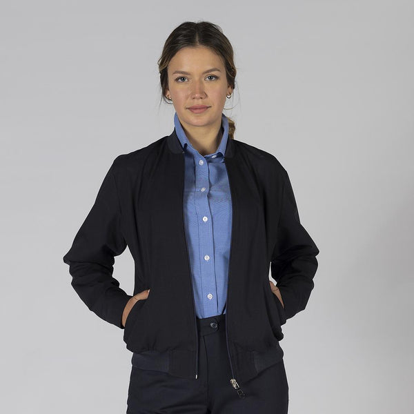 Bomber Feminino Naples-Marinho-44-RAG-Tailors-Fardas-e-Uniformes-Vestuario-Pro