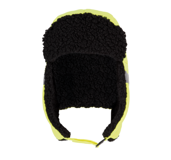 Boné Acolchoado com Palas para as Orelhas Unissexo-Amarelo Fluorescente-Único-RAG-Tailors-Fardas-e-Uniformes-Vestuario-Pro