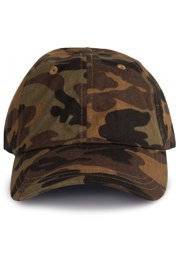 Boné Baixo Perfil - 6 Painéis-Castanho Camouflage-Único-RAG-Tailors-Fardas-e-Uniformes-Vestuario-Pro