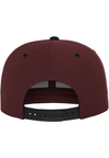 Boné Classic Snapback Bicolor-Castanho Avermelhado / Preto-Único-RAG-Tailors-Fardas-e-Uniformes-Vestuario-Pro