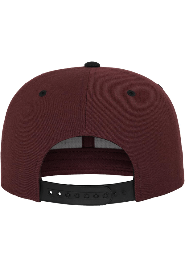 Boné Classic Snapback Bicolor-Castanho Avermelhado / Preto-Único-RAG-Tailors-Fardas-e-Uniformes-Vestuario-Pro
