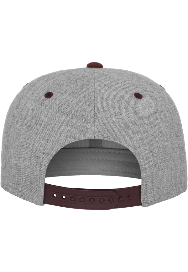 Boné Classic Snapback Bicolor-Cinzento Mesclado / Castanho Avermelhado-Único-RAG-Tailors-Fardas-e-Uniformes-Vestuario-Pro