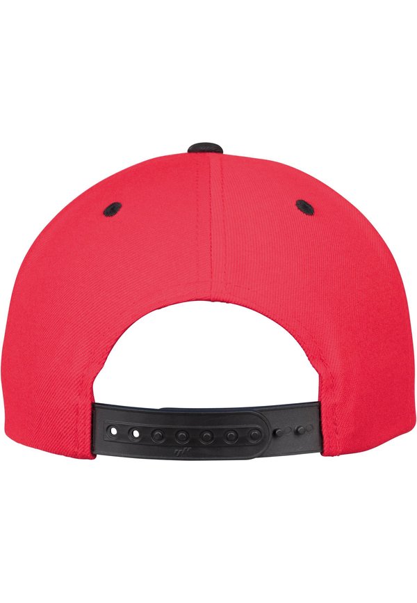 Boné Classic Snapback Bicolor-Vermelho / Preto-Único-RAG-Tailors-Fardas-e-Uniformes-Vestuario-Pro