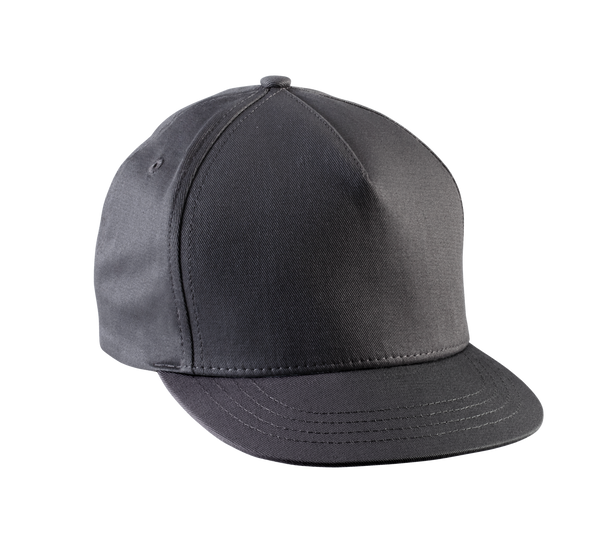 Boné Criança Snapback - 5 Painéis-Cinzento Escuro-Único-RAG-Tailors-Fardas-e-Uniformes-Vestuario-Pro