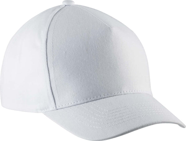 Boné Criança de Algodão - 5 Painéis-Branco-Único-RAG-Tailors-Fardas-e-Uniformes-Vestuario-Pro