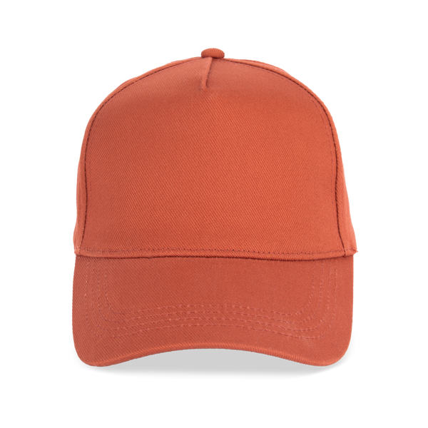 Boné Eco-responsável 5 Painéis Unissexo-Tijolo Queimado-Único-RAG-Tailors-Fardas-e-Uniformes-Vestuario-Pro