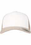 Boné Flexfit Retro Trucker Colored Front-KHAKI / WHITE-One Size-RAG-Tailors-Fardas-e-Uniformes-Vestuario-Pro