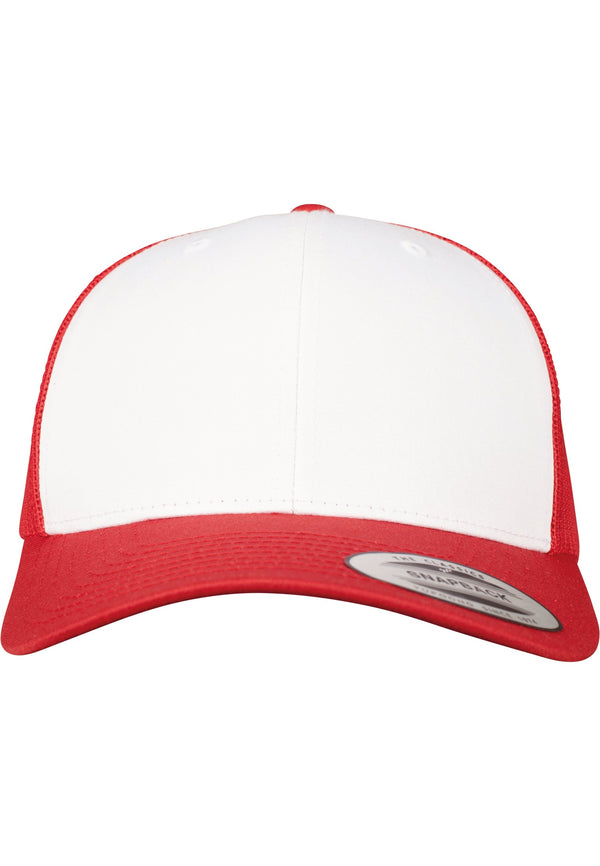 Boné Flexfit Retro Trucker Colored Front-RED / WHITE-One Size-RAG-Tailors-Fardas-e-Uniformes-Vestuario-Pro