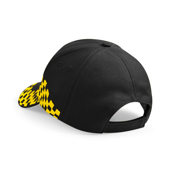 Boné GRAND PRIX-Preto / Amarelo-Único-RAG-Tailors-Fardas-e-Uniformes-Vestuario-Pro