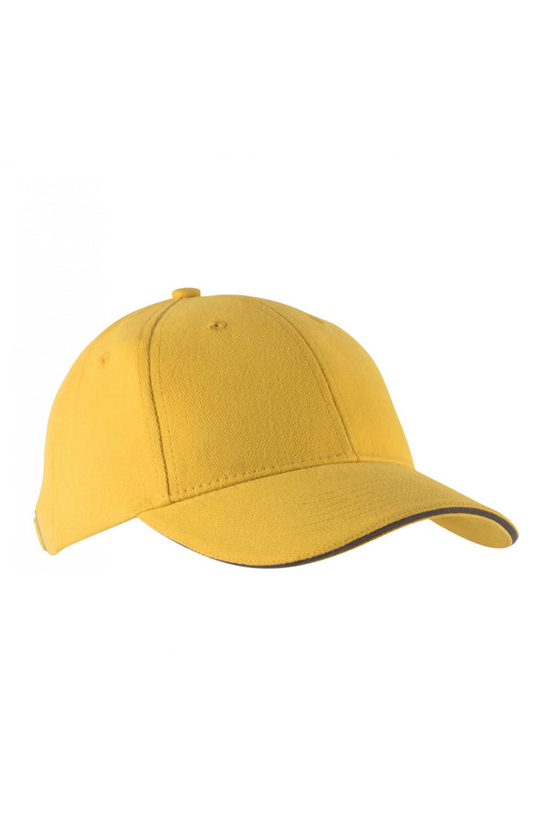 Boné Orlando 6 paineis-Unico-Amarelo/Cinza Prateado-RAG-Tailors-Fardas-e-Uniformes-Vestuario-Pro