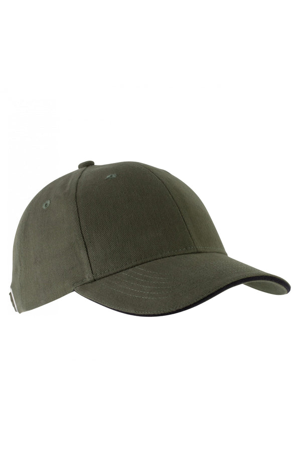 Boné Orlando 6 paineis-Unico-Khaki/Preto-RAG-Tailors-Fardas-e-Uniformes-Vestuario-Pro