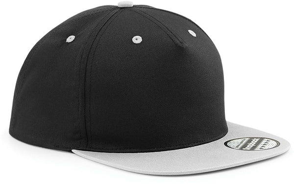 Boné Snapback com contraste - 5 painéis-Preto / Grey-Único-RAG-Tailors-Fardas-e-Uniformes-Vestuario-Pro