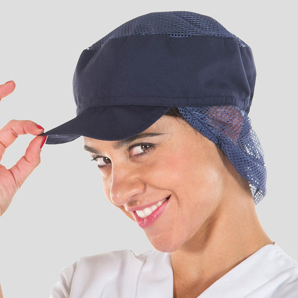 Boné Touca Safari Cozinha Pack 10 Unidades-Azul Marinho-Único-RAG-Tailors-Fardas-e-Uniformes-Vestuario-Pro