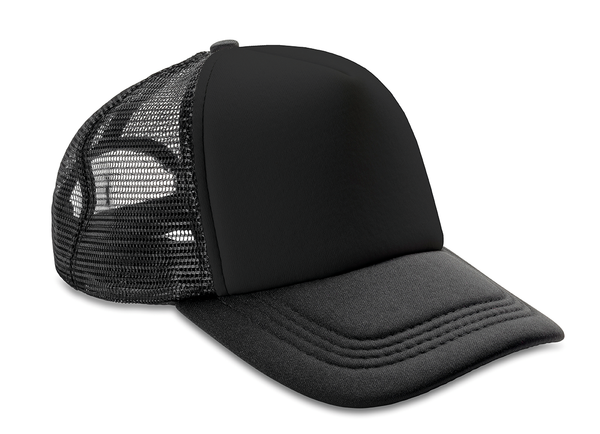 Boné Trucker Detroit-Preto / Preto-Único-RAG-Tailors-Fardas-e-Uniformes-Vestuario-Pro