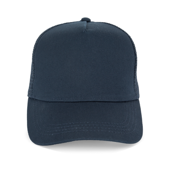Boné Trucker Eco-Responsável 5 Painéis Unissexo-Azul Marinho-Único-RAG-Tailors-Fardas-e-Uniformes-Vestuario-Pro