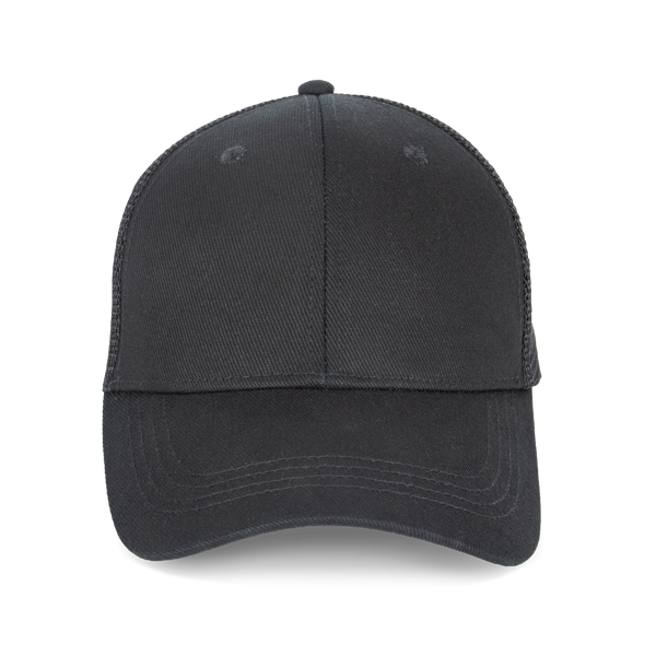 Boné Trucker Eco-Responsável 6 Painéis Unissexo-Preto-Único-RAG-Tailors-Fardas-e-Uniformes-Vestuario-Pro