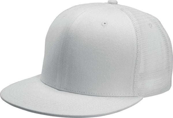 Boné Trucker Pala Direita - 6 Painéis-Branco-Único-RAG-Tailors-Fardas-e-Uniformes-Vestuario-Pro