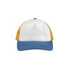 Boné Trucker com 5 Painéis Multicolorido-Girassol / Azul Herança-Único-RAG-Tailors-Fardas-e-Uniformes-Vestuario-Pro