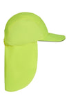 Boné UPF com Proteção de Nuca Fluorescente-RAG-Tailors-Fardas-e-Uniformes-Vestuario-Pro