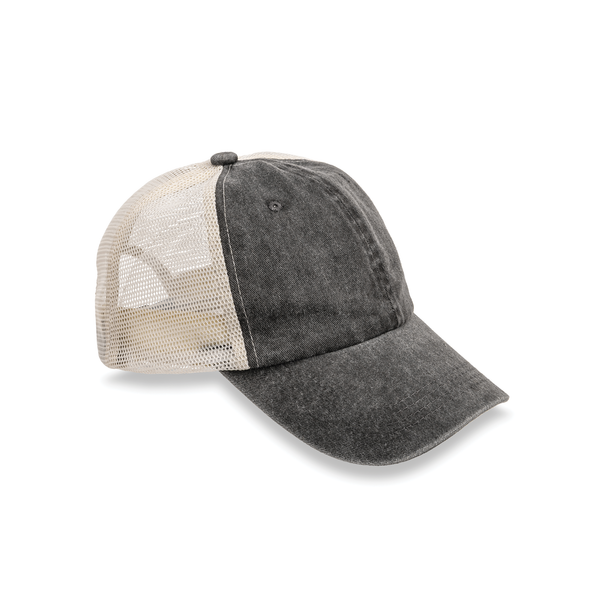Boné Vintage Trucker-Preto Vintage-Único-RAG-Tailors-Fardas-e-Uniformes-Vestuario-Pro