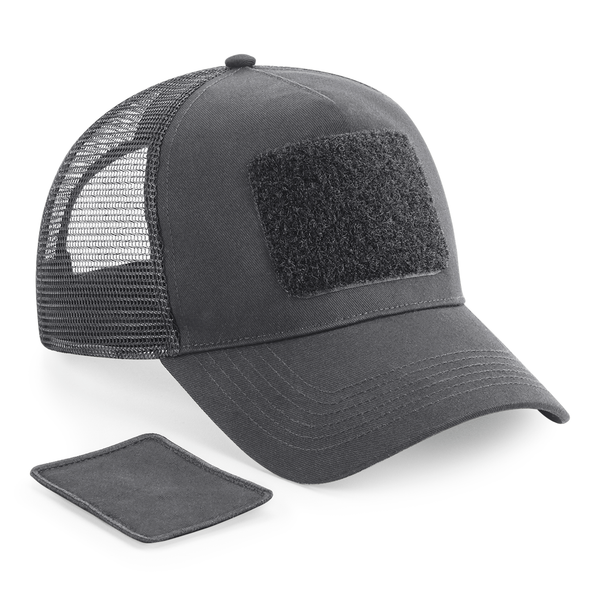Boné com fivela regulável com patch amovível-Graphite Grey-Único-RAG-Tailors-Fardas-e-Uniformes-Vestuario-Pro