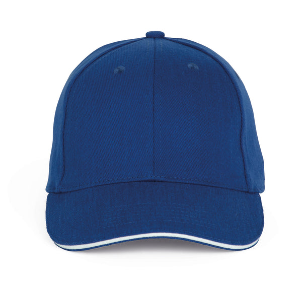 Boné com sandwich - 6 painéis-Royal Blue / White-Único-RAG-Tailors-Fardas-e-Uniformes-Vestuario-Pro