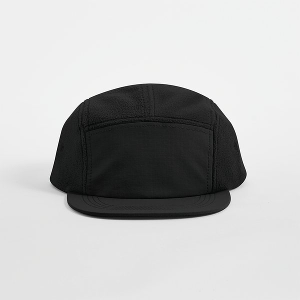Boné de Campista em Polar Reciclado-Preto-Único-RAG-Tailors-Fardas-e-Uniformes-Vestuario-Pro